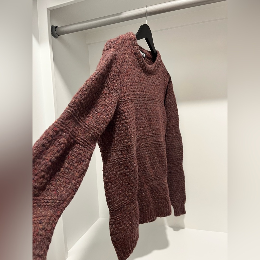 Sherpa adventure gear merino wool alpaca blend crew neck sweater jacquard Large - Picture 7 of 11